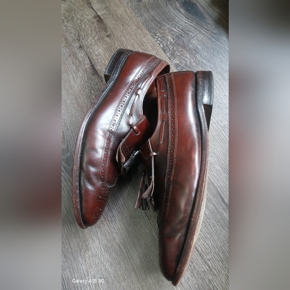 Allen Edmonds Alrington Wingtip Tasseled Loafer Brown Size 11 D - Picture 8 of 8